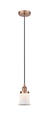 Edison One Light Mini Pendant Antique Copper