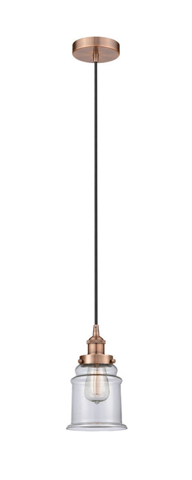 Innovations - 616-1PH-AC-G182 - One Light Mini Pendant - Edison - Antique Copper