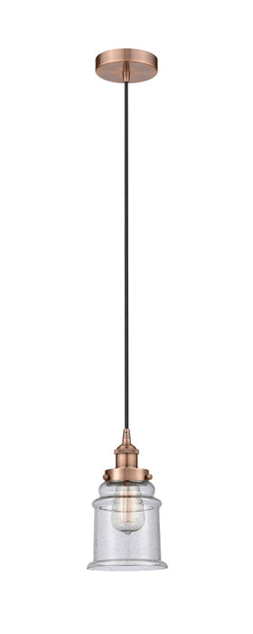 Innovations - 616-1PH-AC-G184 - One Light Mini Pendant - Edison - Antique Copper