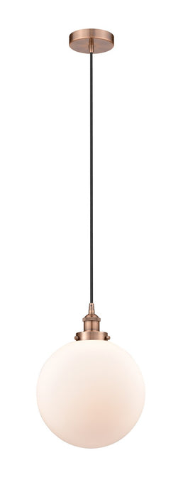 Innovations - 616-1PH-AC-G201-12 - One Light Mini Pendant - Edison - Antique Copper