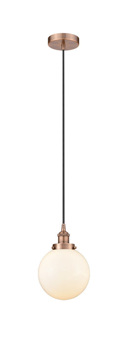 Innovations - 616-1PH-AC-G201-8 - One Light Mini Pendant - Edison - Antique Copper