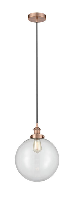 Innovations - 616-1PH-AC-G202-12 - One Light Mini Pendant - Edison - Antique Copper