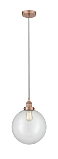 Edison One Light Mini Pendant Antique Copper