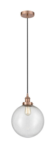 Edison One Light Mini Pendant Antique Copper
