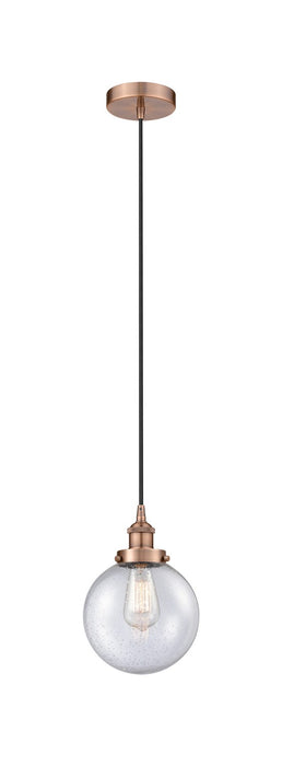 Innovations - 616-1PH-AC-G204-8 - One Light Mini Pendant - Edison - Antique Copper