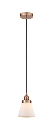 Edison One Light Mini Pendant Antique Copper