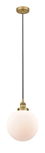 Edison One Light Mini Pendant Brushed Brass