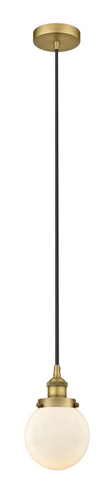 Innovations - 616-1PH-BB-G201-6 - One Light Mini Pendant - Edison - Brushed Brass