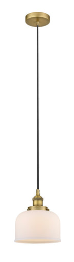 Edison One Light Mini Pendant Brushed Brass