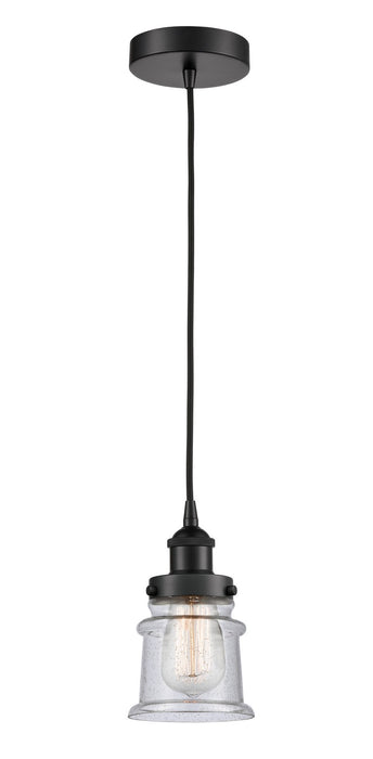 Innovations - 616-1PH-BK-G184S - One Light Mini Pendant - Edison - Matte Black
