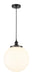 Innovations - 616-1PH-BK-G201-14 - One Light Pendant - Downtown Urban - Matte Black