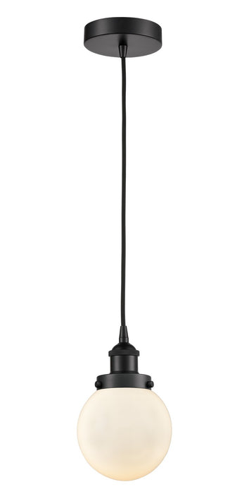 Innovations - 616-1PH-BK-G201-6 - One Light Mini Pendant - Edison - Matte Black