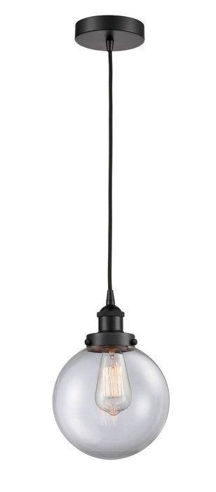 Innovations - 616-1PH-BK-G202-8 - One Light Mini Pendant - Edison - Matte Black