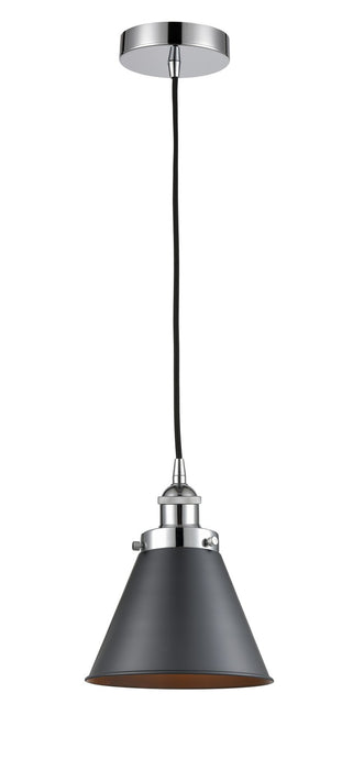 Innovations - 616-1PH-PC-M13-BK - One Light Mini Pendant - Edison - Polished Chrome