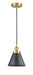 Innovations - 616-1PH-SG-M13-BK - One Light Mini Pendant - Edison - Satin Gold