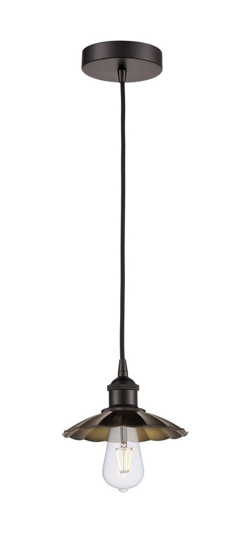 Innovations - 616-1P-OB-M17-OB - LED Mini Pendant - Scallop - Oil Rubbed Bronze