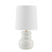 Mitzi - HL889201-AGB/CPC - One Light Table Lamp - Corinne - Aged Brass/Ceramic Peignoir Crackle