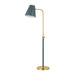 Mitzi - HL891401-AGB/SSG - One Light Floor Lamp - Georgann - Aged Brass/Soft Studio Green
