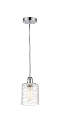Edison One Light Mini Pendant Polished Chrome