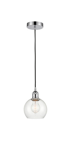 Edison One Light Mini Pendant Polished Chrome