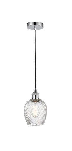 Edison One Light Mini Pendant Polished Chrome