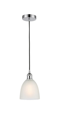 Edison One Light Mini Pendant Polished Chrome