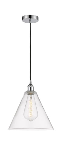 Edison One Light Mini Pendant Polished Chrome