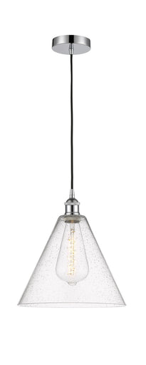 Edison One Light Mini Pendant Polished Chrome