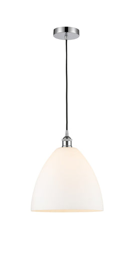 Edison One Light Mini Pendant Polished Chrome