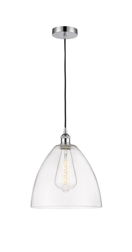 Edison One Light Mini Pendant Polished Chrome