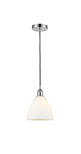 Edison One Light Mini Pendant Polished Chrome