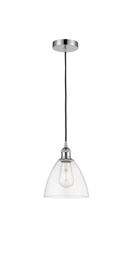 Edison One Light Mini Pendant Polished Chrome