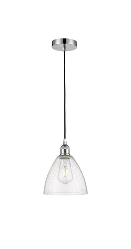 Edison One Light Mini Pendant Polished Chrome