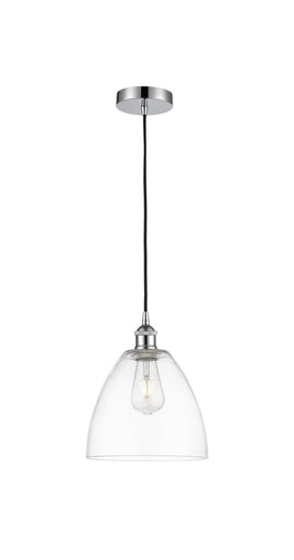 Edison One Light Mini Pendant Polished Chrome