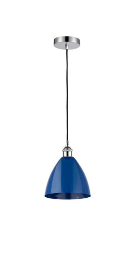 Edison One Light Mini Pendant Polished Chrome