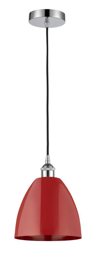 Edison One Light Mini Pendant Polished Chrome