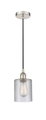 Edison One Light Mini Pendant Polished Nickel