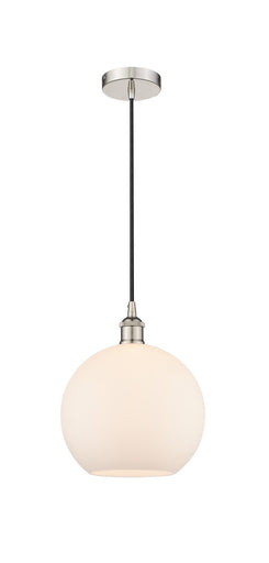 Edison One Light Mini Pendant Polished Nickel