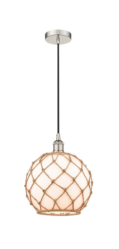 Edison One Light Mini Pendant Polished Nickel