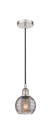 Edison One Light Mini Pendant Polished Nickel