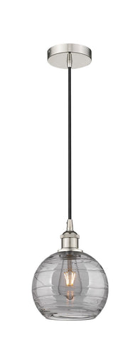 Edison One Light Mini Pendant Polished Nickel
