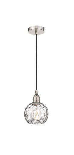 Edison One Light Mini Pendant Polished Nickel