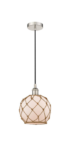 Edison One Light Mini Pendant Polished Nickel