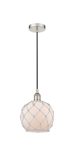Edison One Light Mini Pendant Polished Nickel