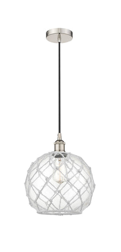 Edison One Light Mini Pendant Polished Nickel