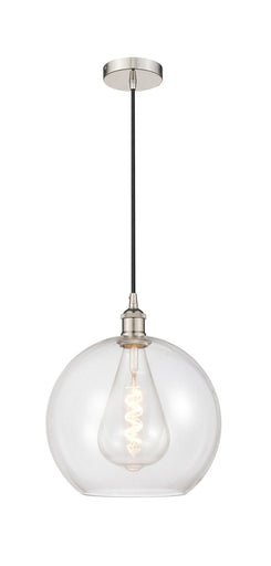Edison One Light Mini Pendant Polished Nickel