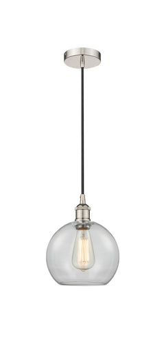 Edison One Light Mini Pendant Polished Nickel