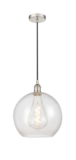 Edison One Light Mini Pendant Polished Nickel