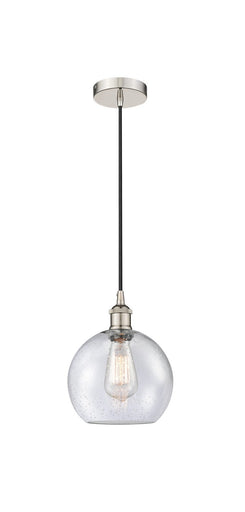 Edison One Light Mini Pendant Polished Nickel