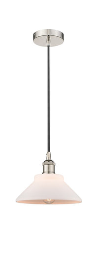 Edison One Light Mini Pendant Polished Nickel